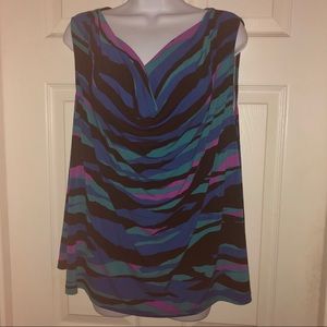 Calvin Klein Mulitcolor Women’s Pinched Blouse